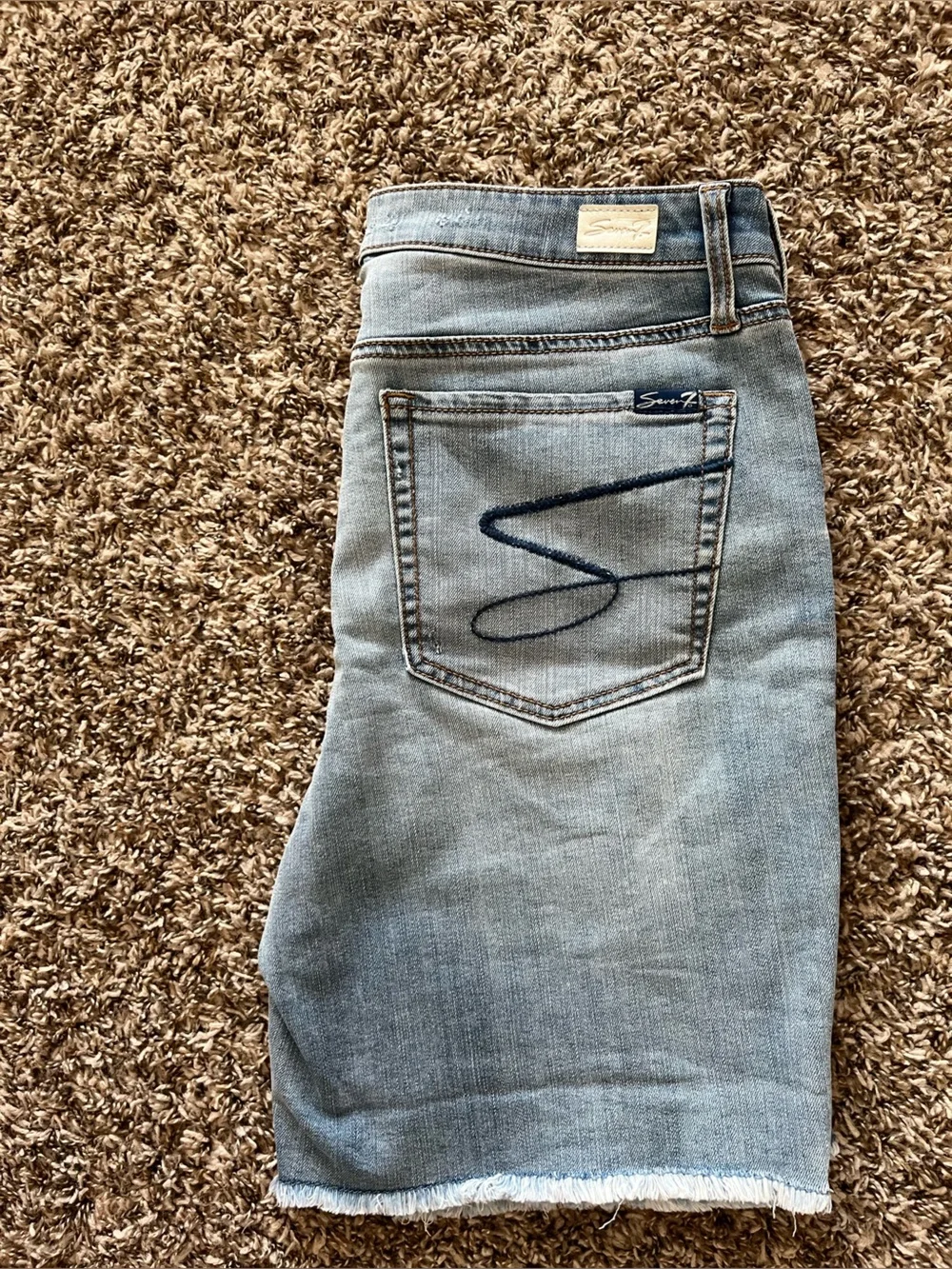 Silver Jeans Light Blue Frayed Hem